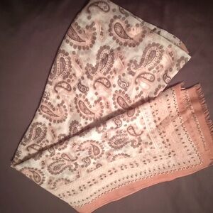 Sheer Paisley Print Fashion Scarf